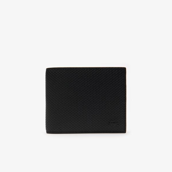 Lacoste Men's Chantaco Piqué Leather 8 Card Wallet