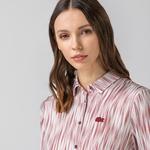Lacoste women woven Shirt with long sleeves