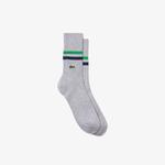 Lacoste Men’s Striped Ankle Stretch Cotton Socks