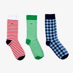 Lacoste Men’s Cotton Blend Sock Three-Pack