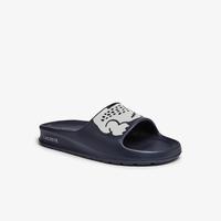 Lacoste Women's Croco 2.0 Synthetic Print Slides092
