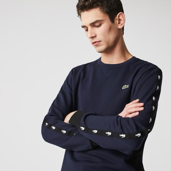 Lacoste Men’s Crew Neck Colourblock Fleece Sweatshirt