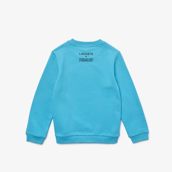Boys’ Lacoste x Peanuts Print Organic Cotton Sweatshirt