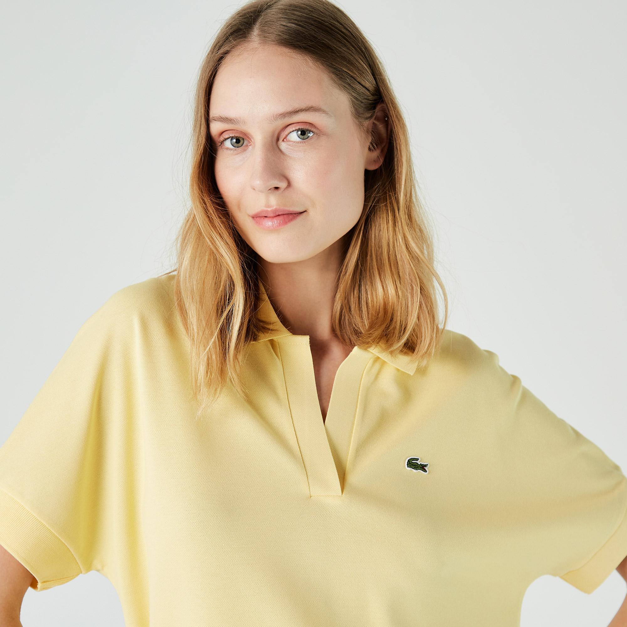 Lacoste Women's Flowy Piqué Polo Shirt