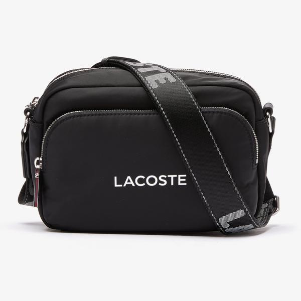 Lacoste Unisex Branded Nylon Crossover Bag