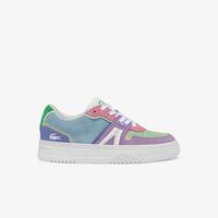 Lacoste Women's L001 Leather and Suede Colour-Block TrainersAMK