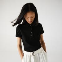 Lacoste Women's  Slim fit Stretch Cotton Piqué Polo Shirt031