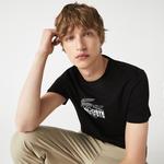 Lacoste Men's Crocodile Branding Crew Neck Cotton T-Shirt