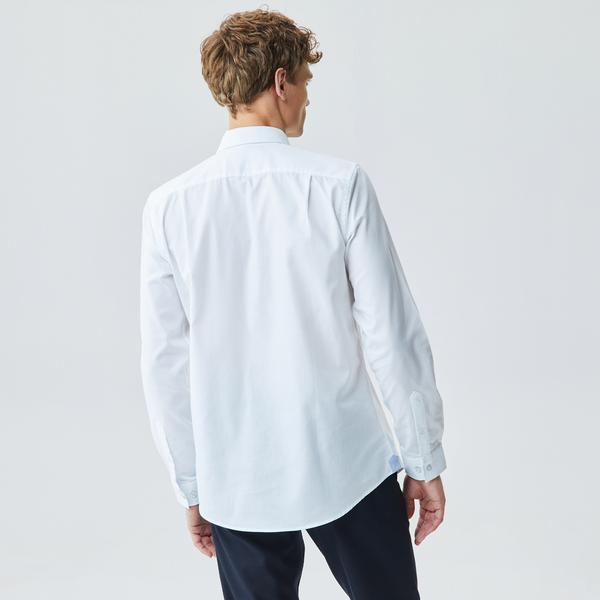 Lacoste Men's Regular Fit Cotton Oxford Shirt