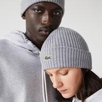 Lacoste Unisex  Ribbed Wool BeanieYRD