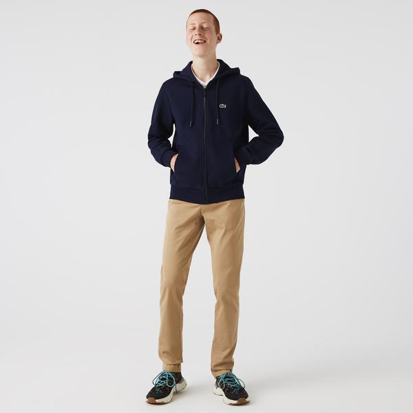 Lacoste Men's  Kangaroo Pocket Colour-block Sweatshirt