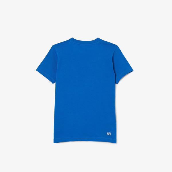 Lacoste Kid's  SPORT Tennis Technical Jersey Oversized Croc T-shirt