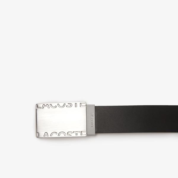 Lacoste Men's  Pin And Flat Buckle Belt Gift Set