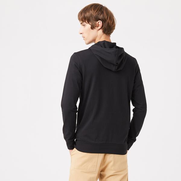 Lacoste Men's Hooded Cotton Jersey Sweatshirt