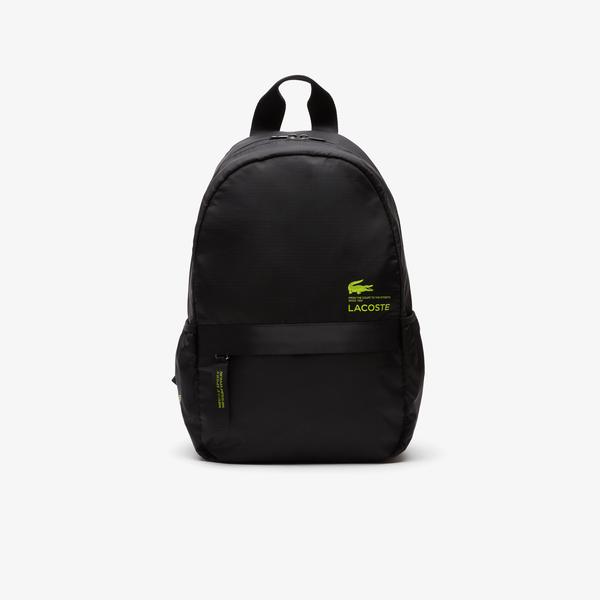 Lacoste Unisex Contrast Branded Backpack