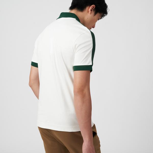 Lacoste Men's  Classic Fit Contrast Collar Polo Shirt