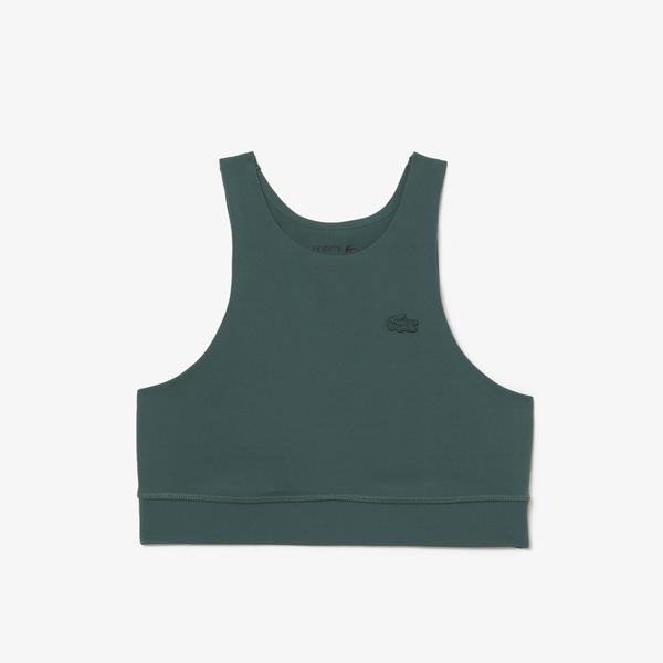 Lacoste Women's  Overstitched Seamless Sports Bra