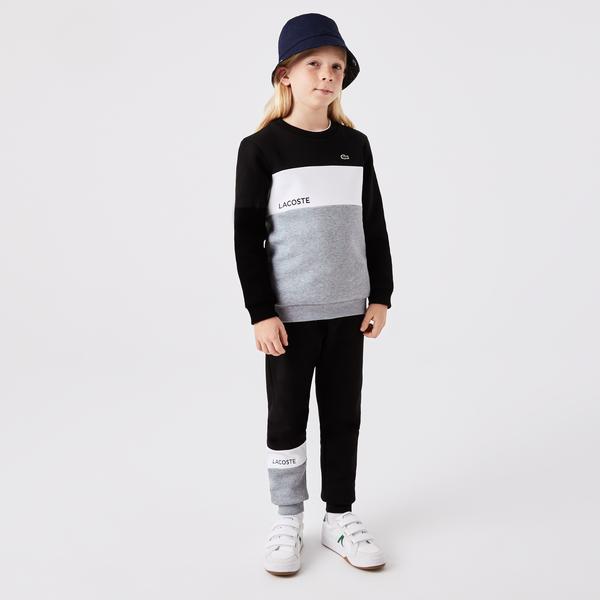 Lacoste Boy's  Branded Crew Neck Sweatshirt