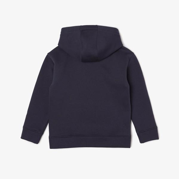 Lacoste Kids’  Hoodie with Contrast Branding